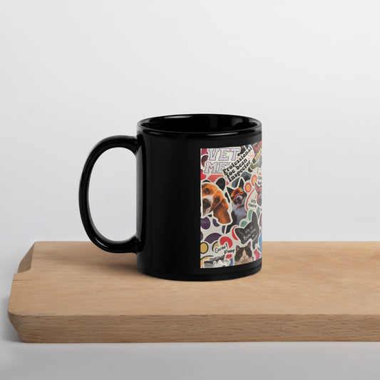 Black Glossy Vet Tech  Mug