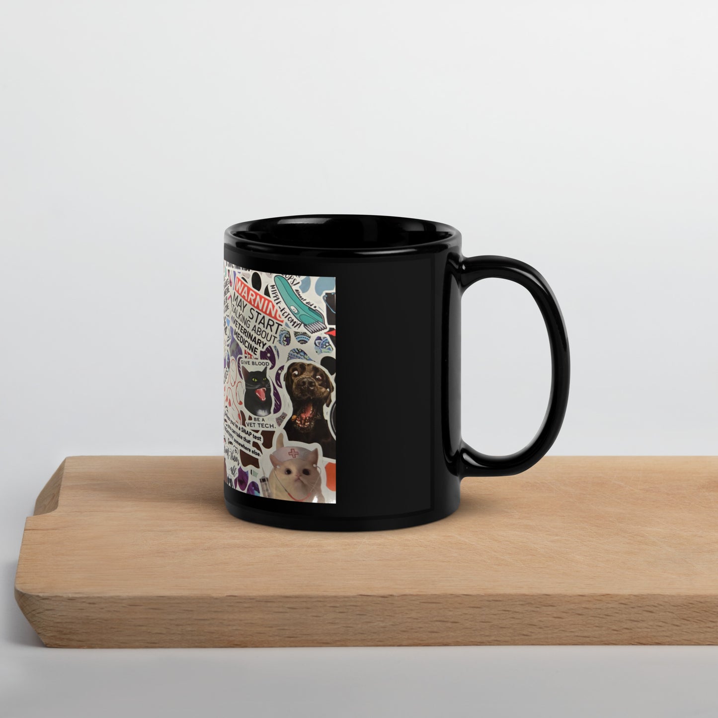 Black Glossy Mug