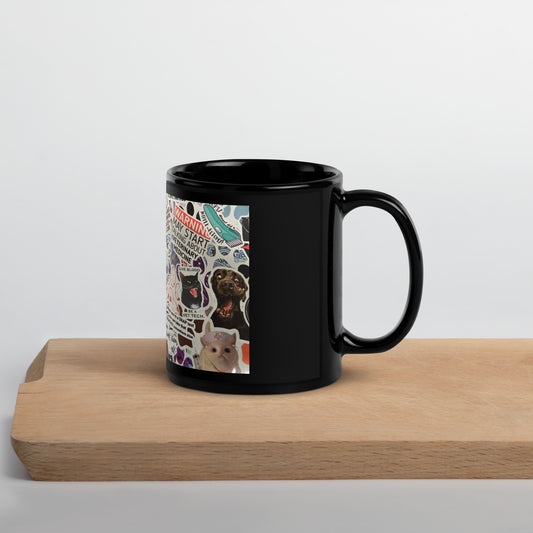 Black Glossy Mug